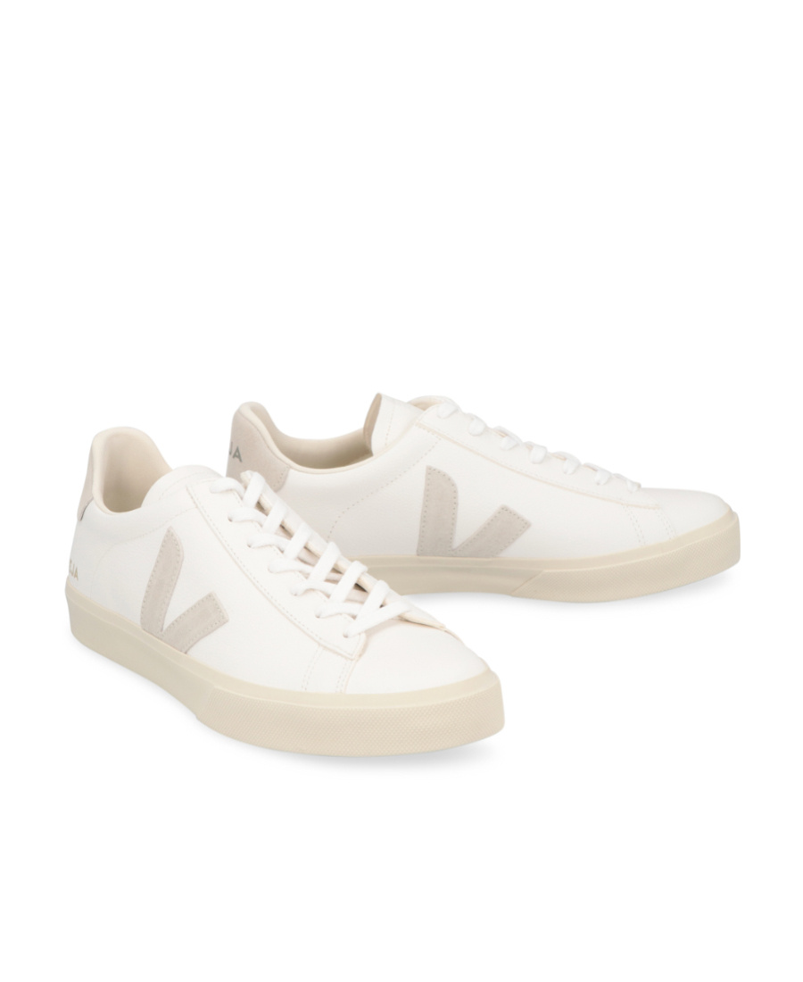 Veja Campo Leather White Natural Sneakers In White