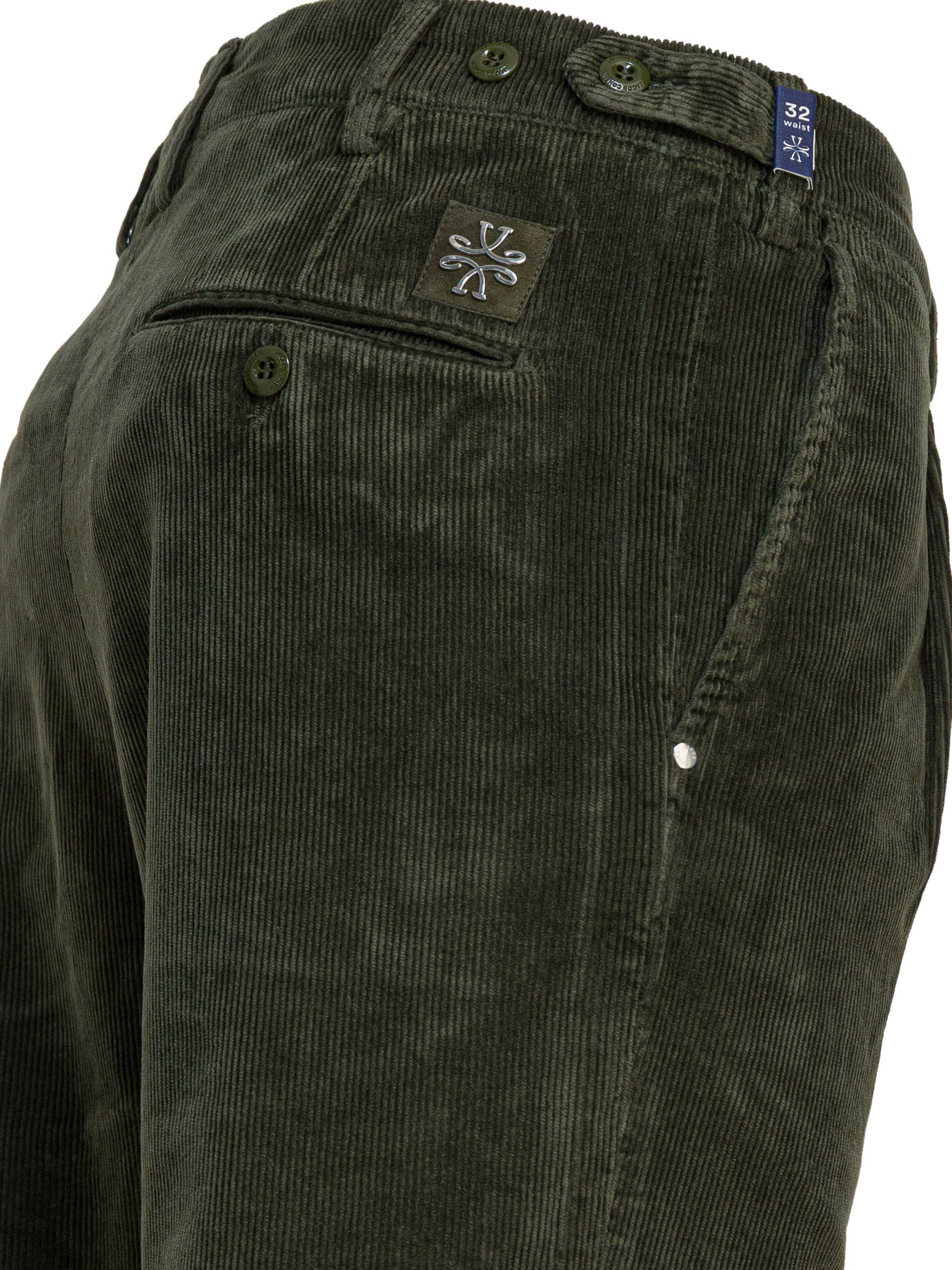 Jacob Cohen Casual Pants With Belt Loops In Green