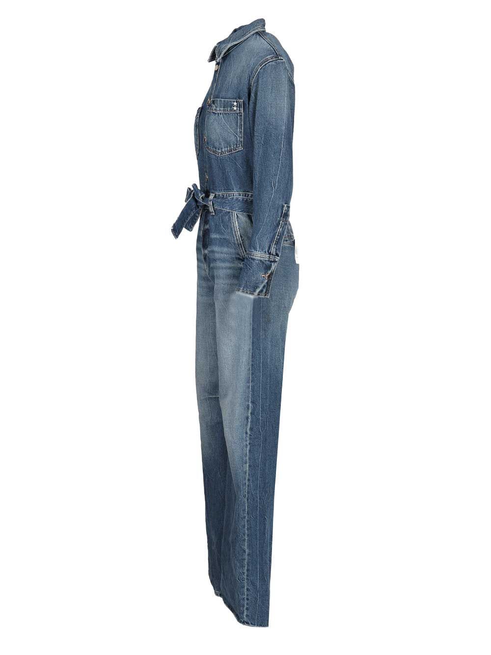 Icon Denim Indie Jumpsuit Jewelry Blue In Blue