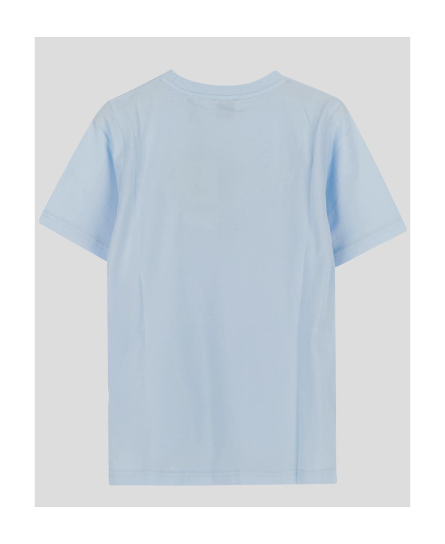 Shop Burberry Horseferry-print Cotton T-shirt In Blue