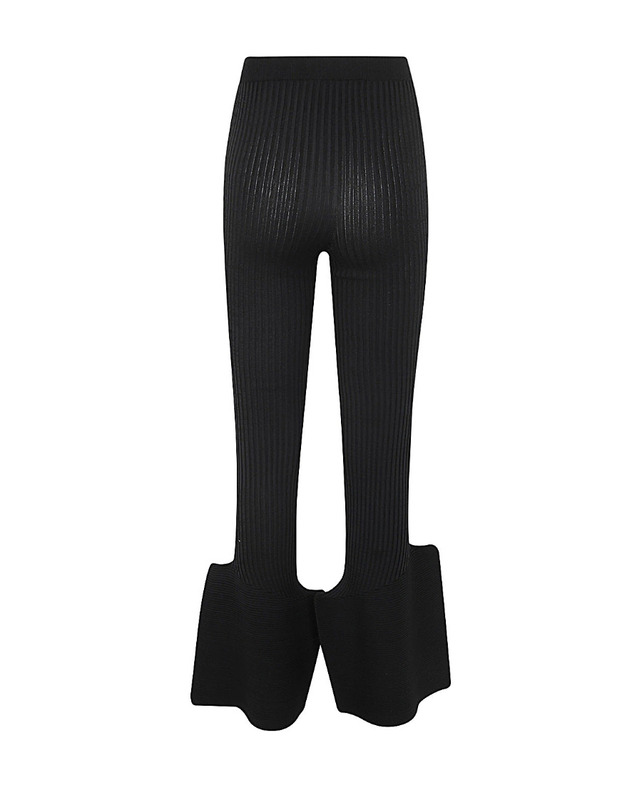 Issey Miyake Exuberance Bootcut Trousers In Black