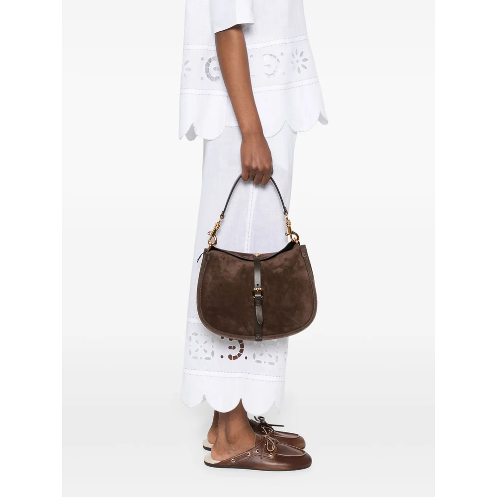 Etro Flap Tote Bag In Brown