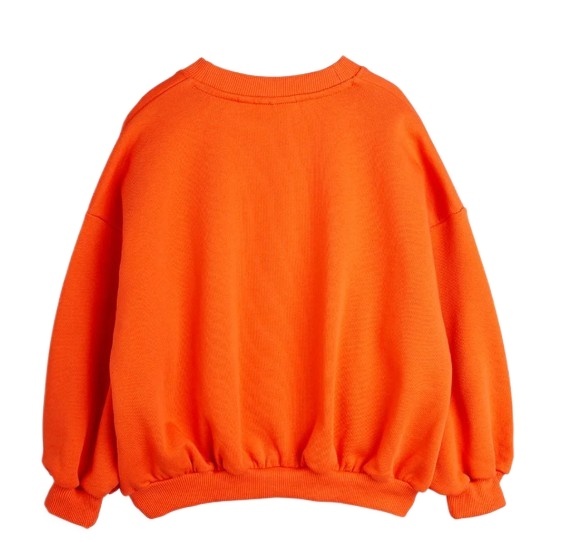 Mini Rodini Crew Neck Sweatshirt In Red