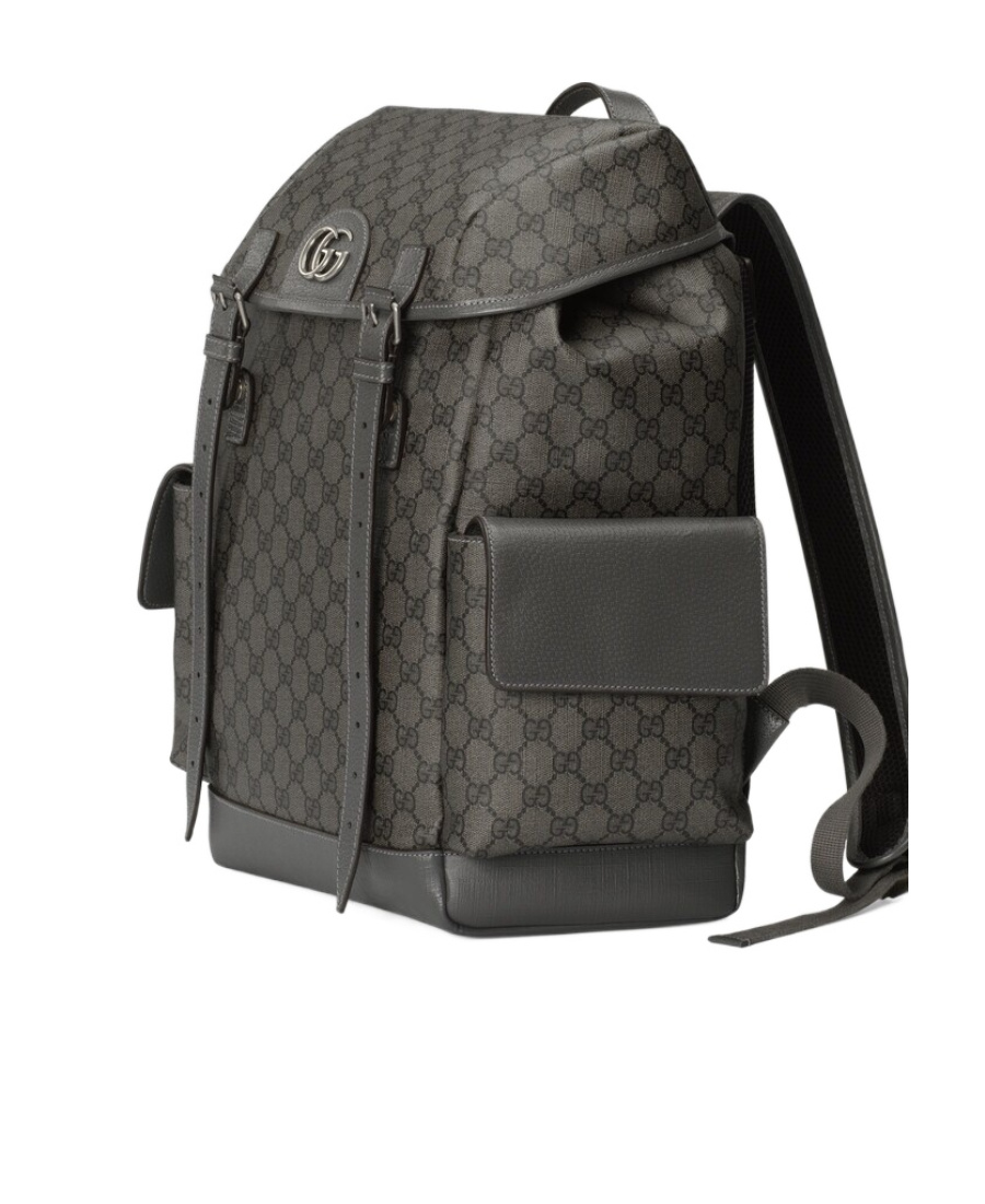 Gucci Ophidia Gg Medium Backpack In Gray