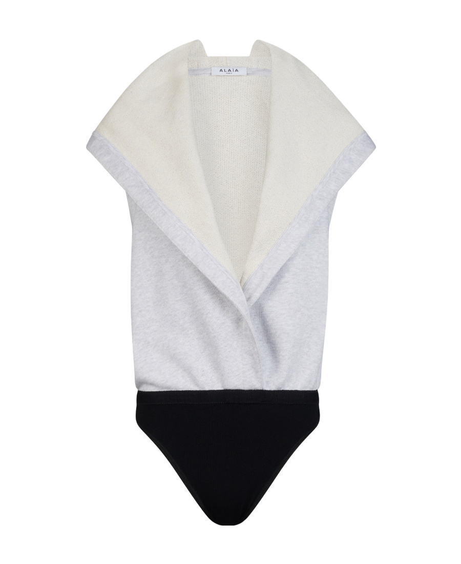 Alaïa Hooded Jumpsuit In White