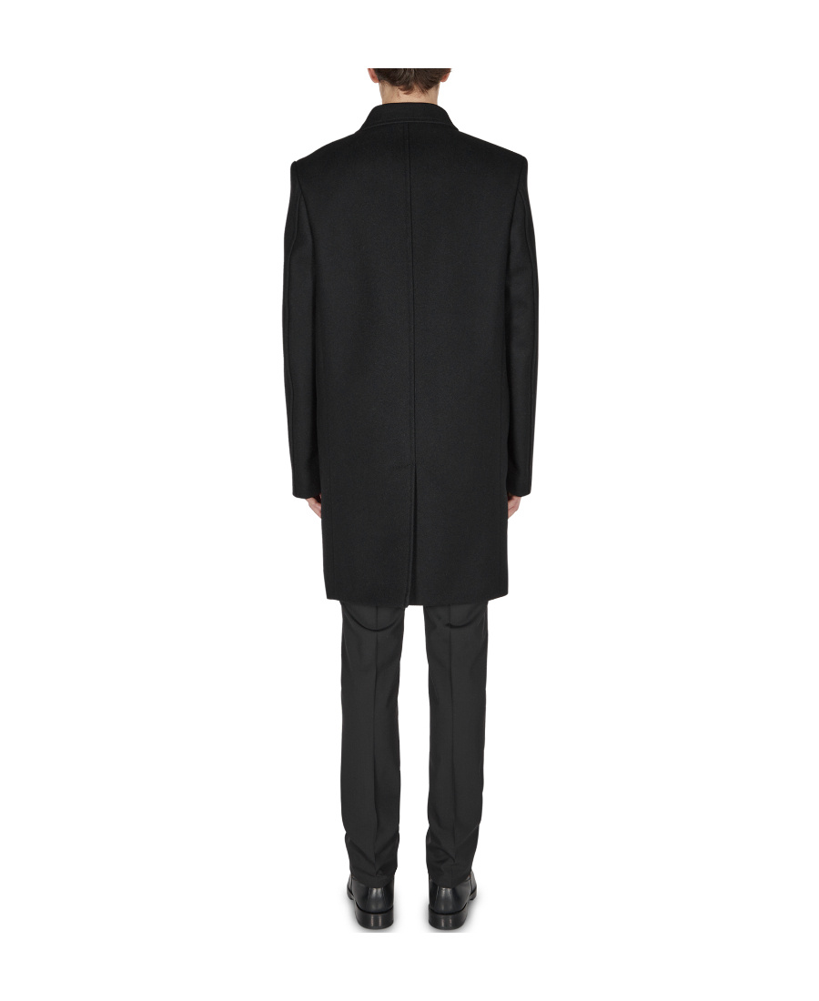 Alyx Long Lapel Coat In Black