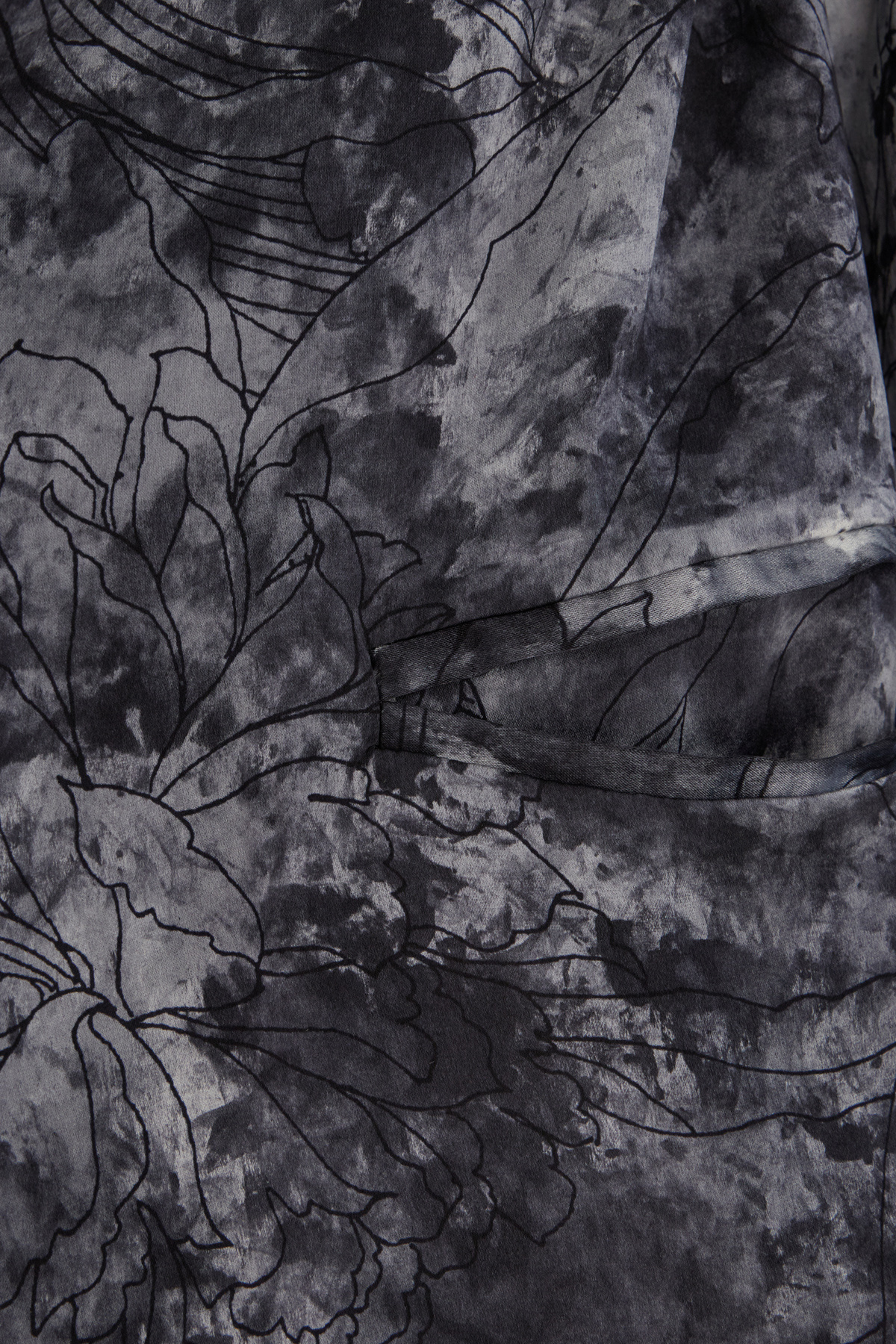 Avant Toi Printed Stretch Silk Shirt