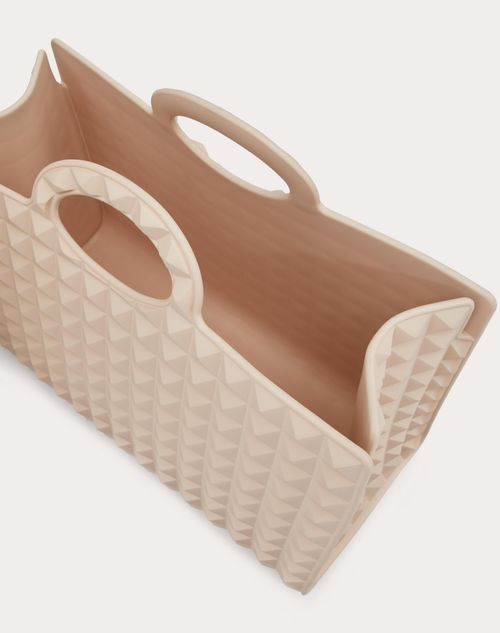 Valentino Shopper Tote Bag In Nude