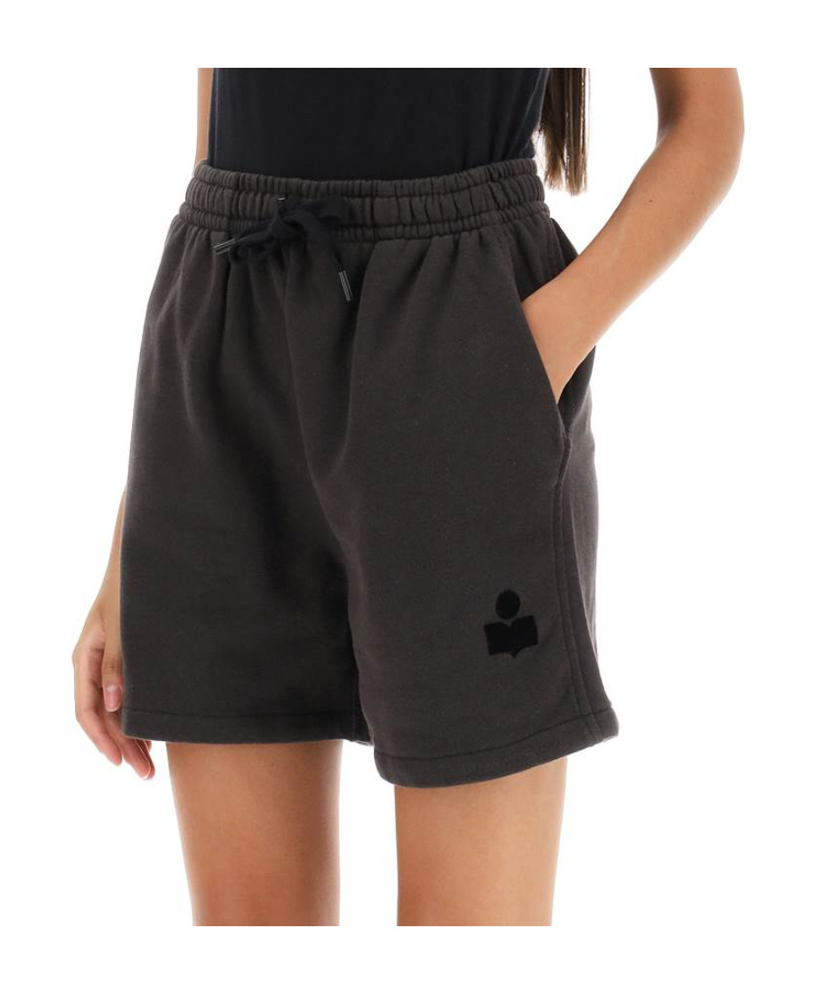 Isabel Marant Étoile 'mirana' Sweatshorts In Black