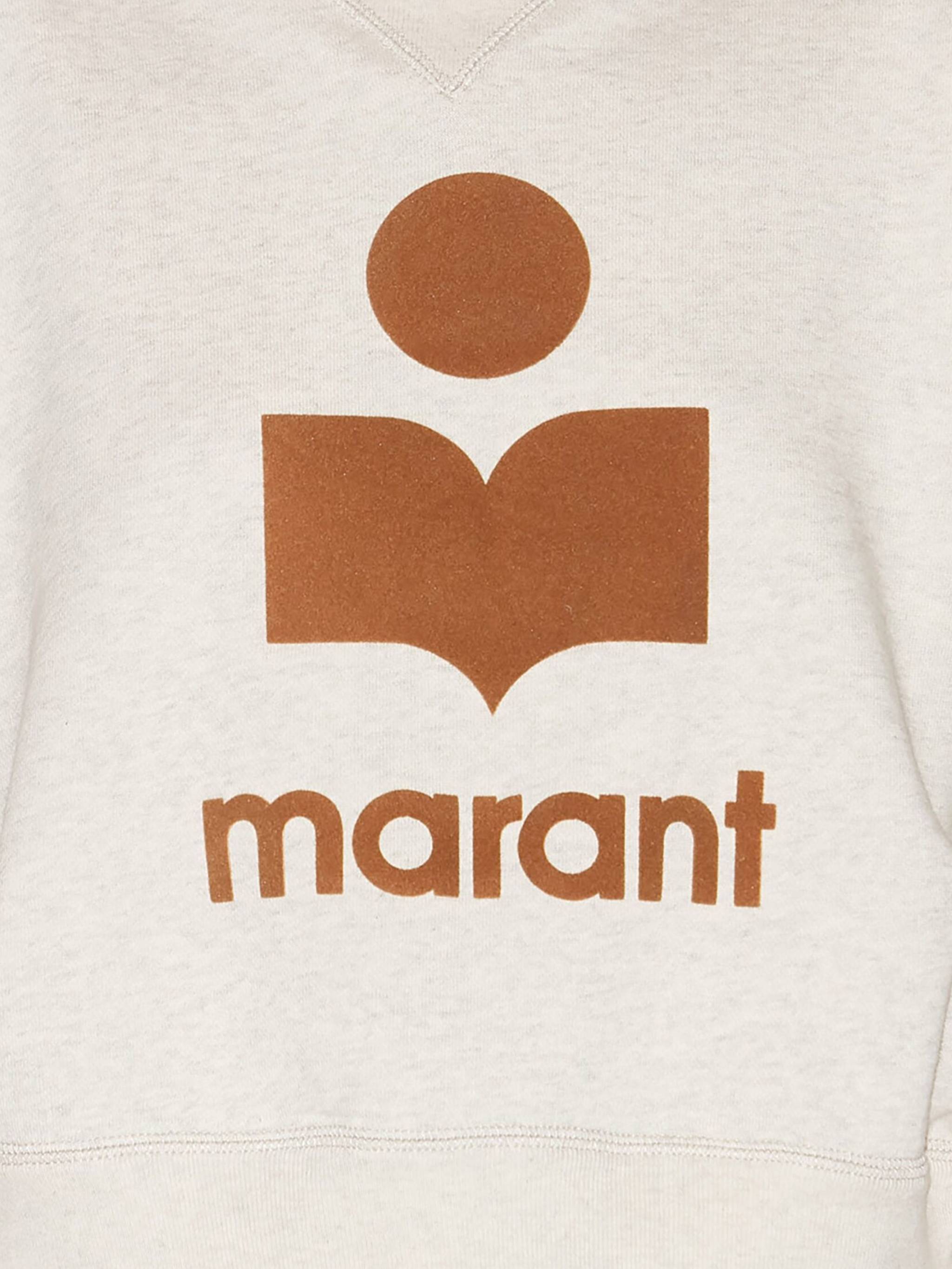 Shop Isabel Marant Étoile Moby Sweatshirt In White