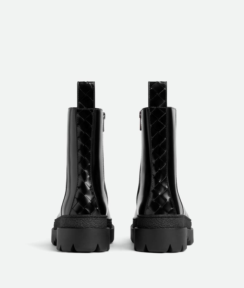 Bottega Veneta 3.5cm Highway Leather Ankle Boots In Black