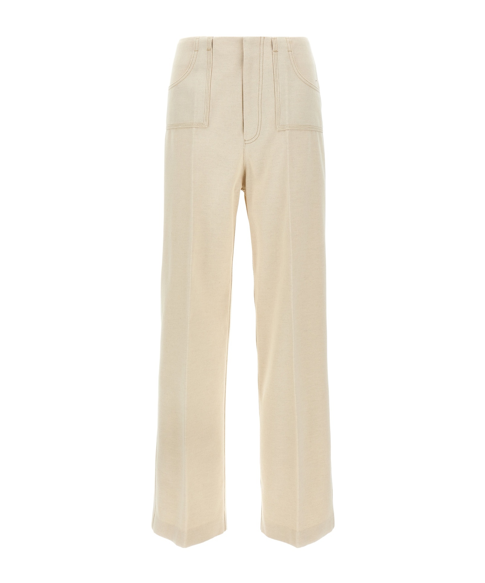 Philosophy Di Lorenzo Serafini Belt-loop Casual Pants In Nude