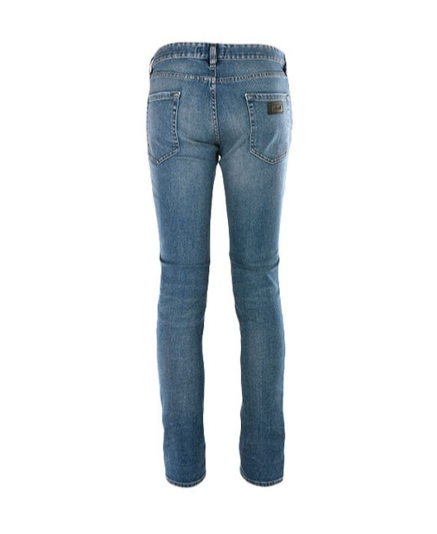 Just Cavalli Mid-waist Stretch Jeans In Blue