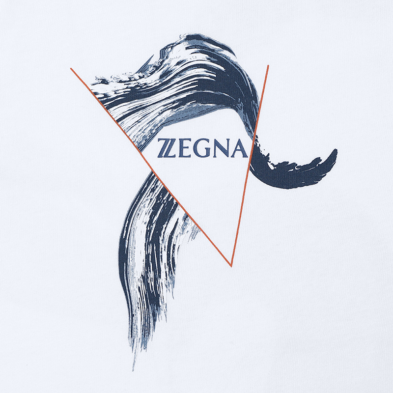ZEGNA GRAPHIC-PRINT SHORT-SLEEVE T-SHIRT