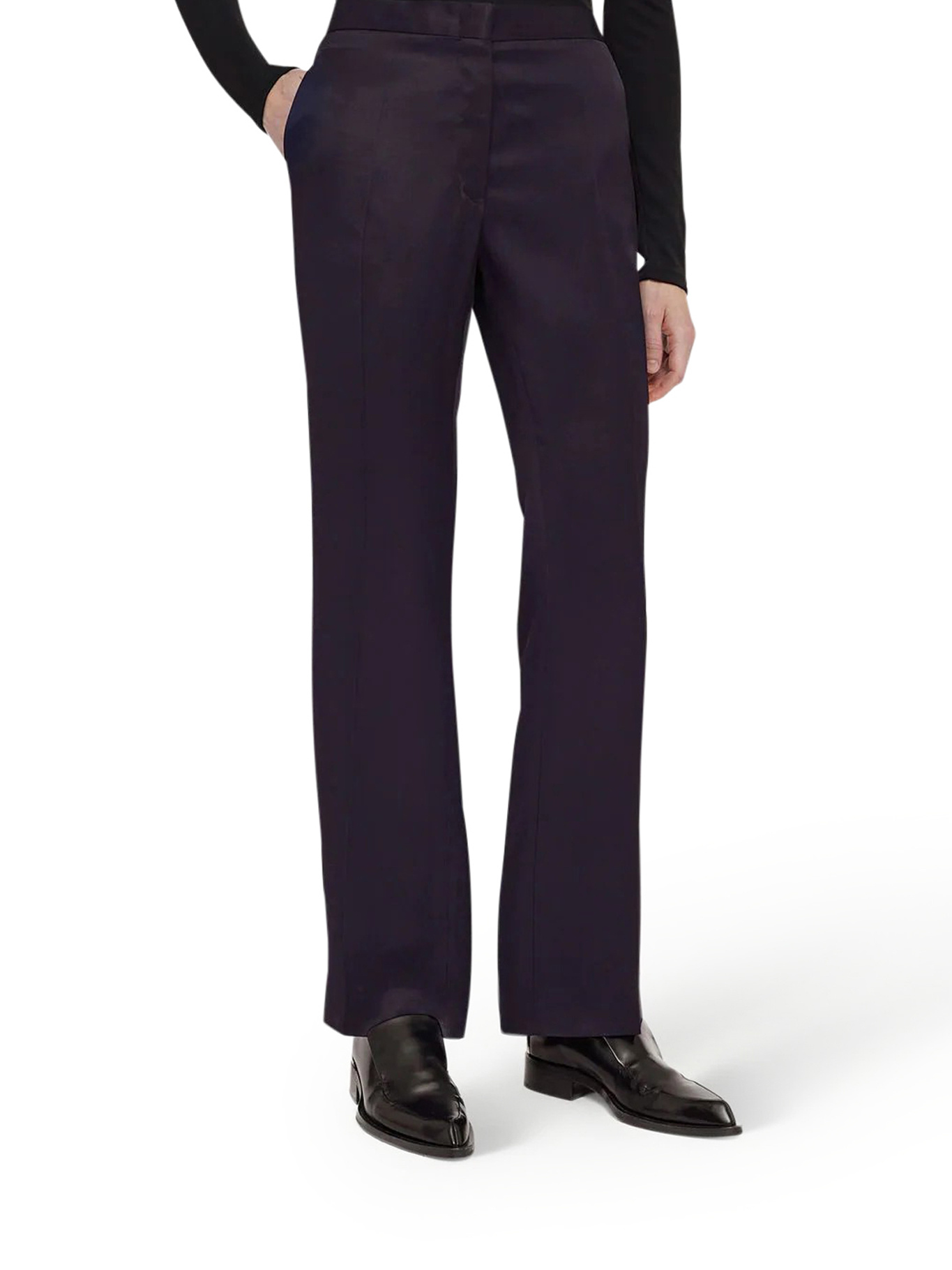 Jil Sander Straight-leg Trousers In Black