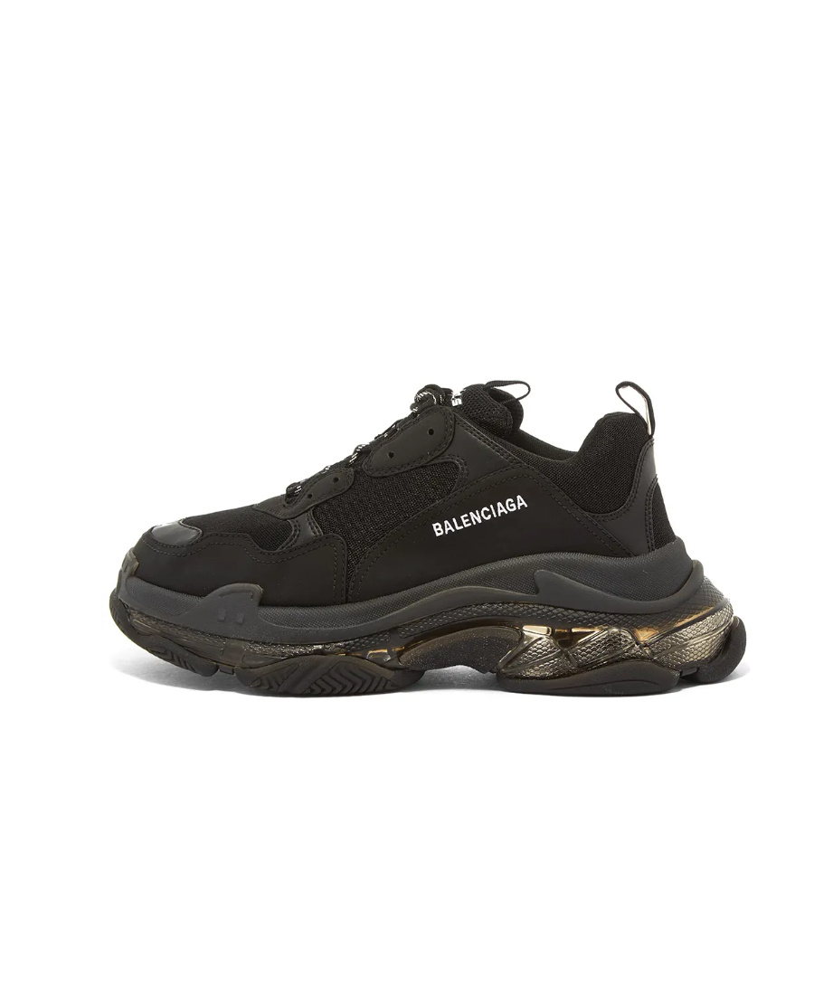 BALENCIAGA TRIPLE S CLEAR SOLE DA UOMO IN NERO