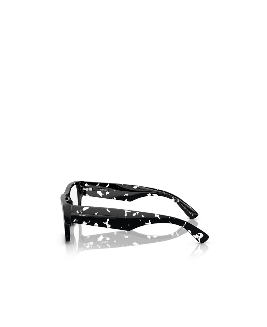Prada Eyewear Rectangular Frame Glasses In Black