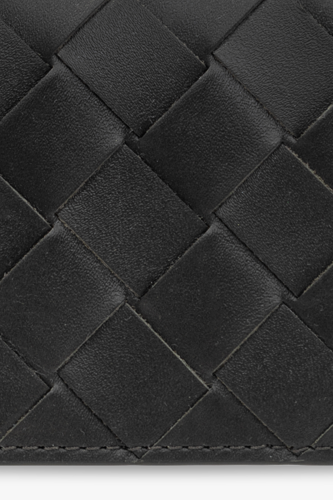 Bottega Veneta Logo Wallet In Black