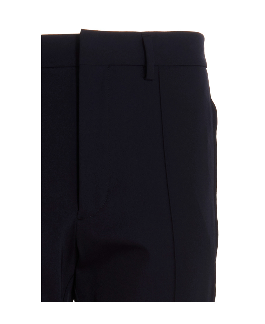 Prada Tapered-leg Tailored Trousers In Blue