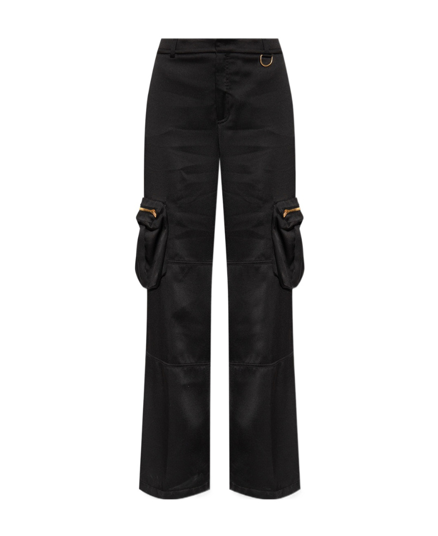 Blumarine Pocket Detailed Cargo Pants In Black