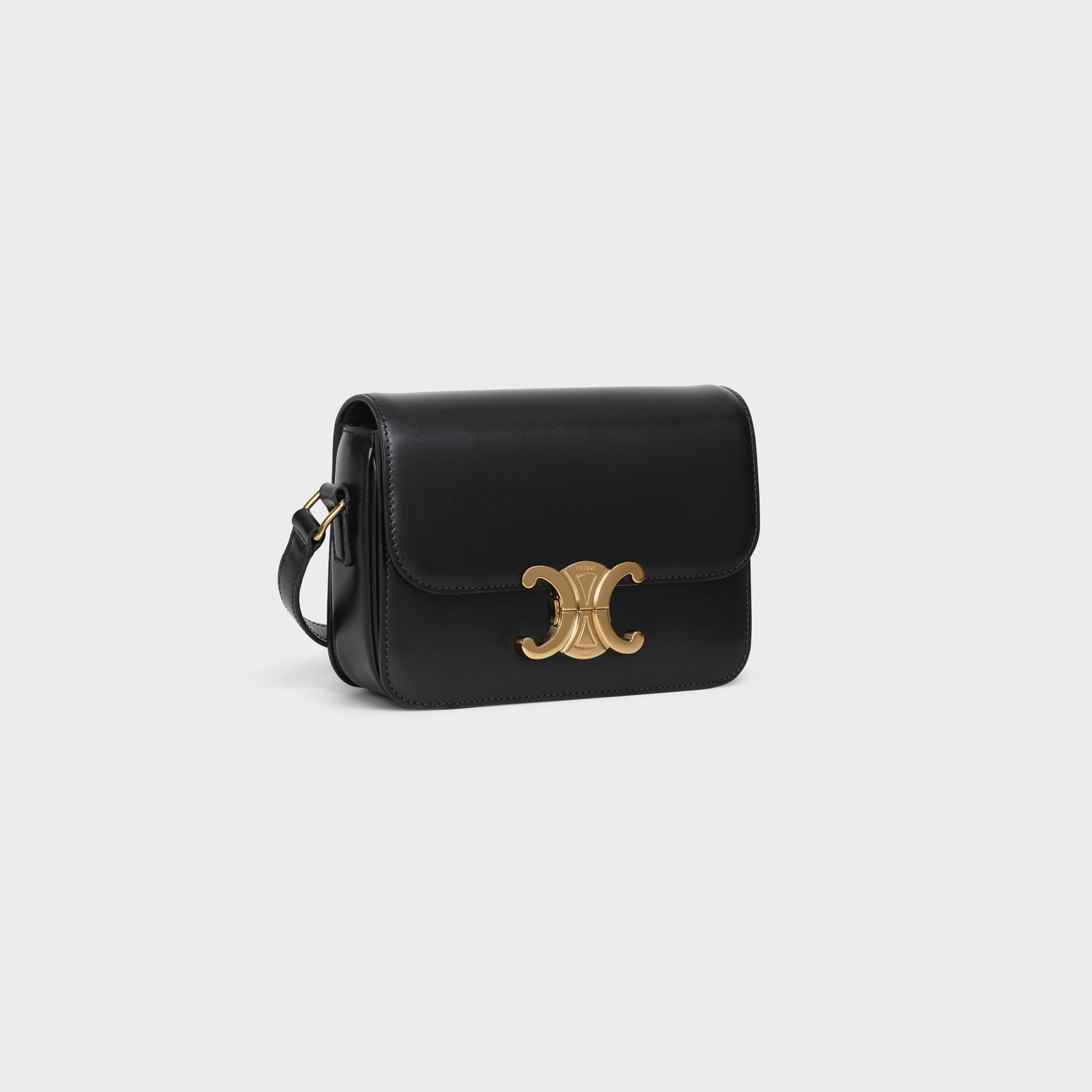 CELINE TEEN TRIOMPHE BAG IN SHINY CALFSKIN