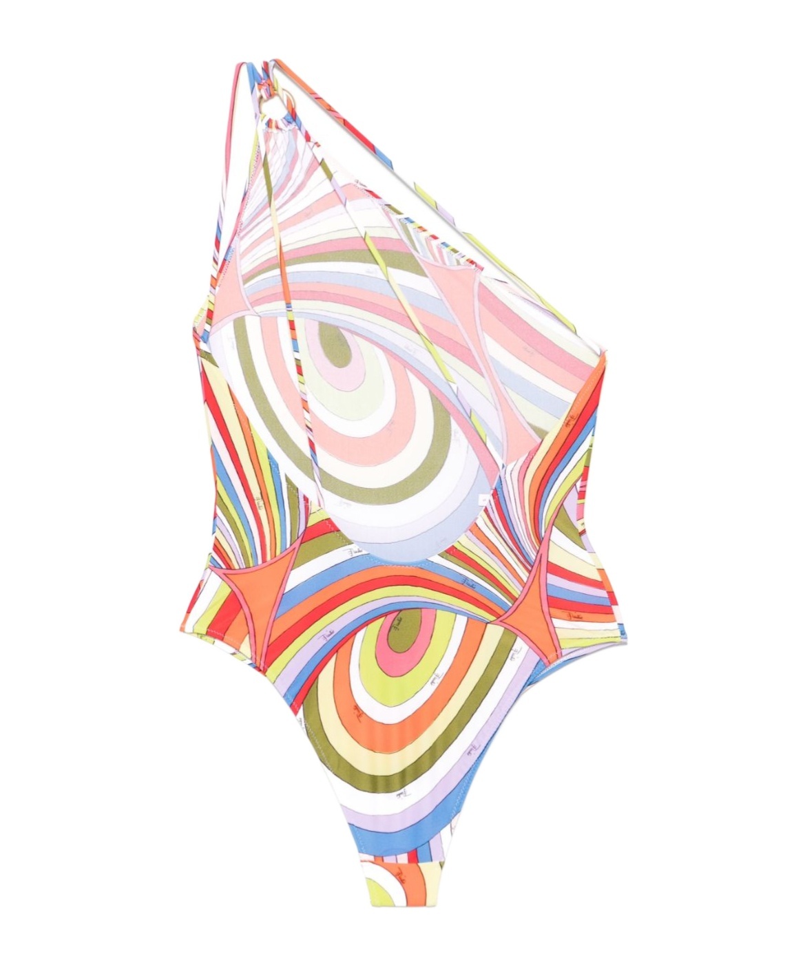 Emilio Pucci Iride-print Swimsuit In Multicolor