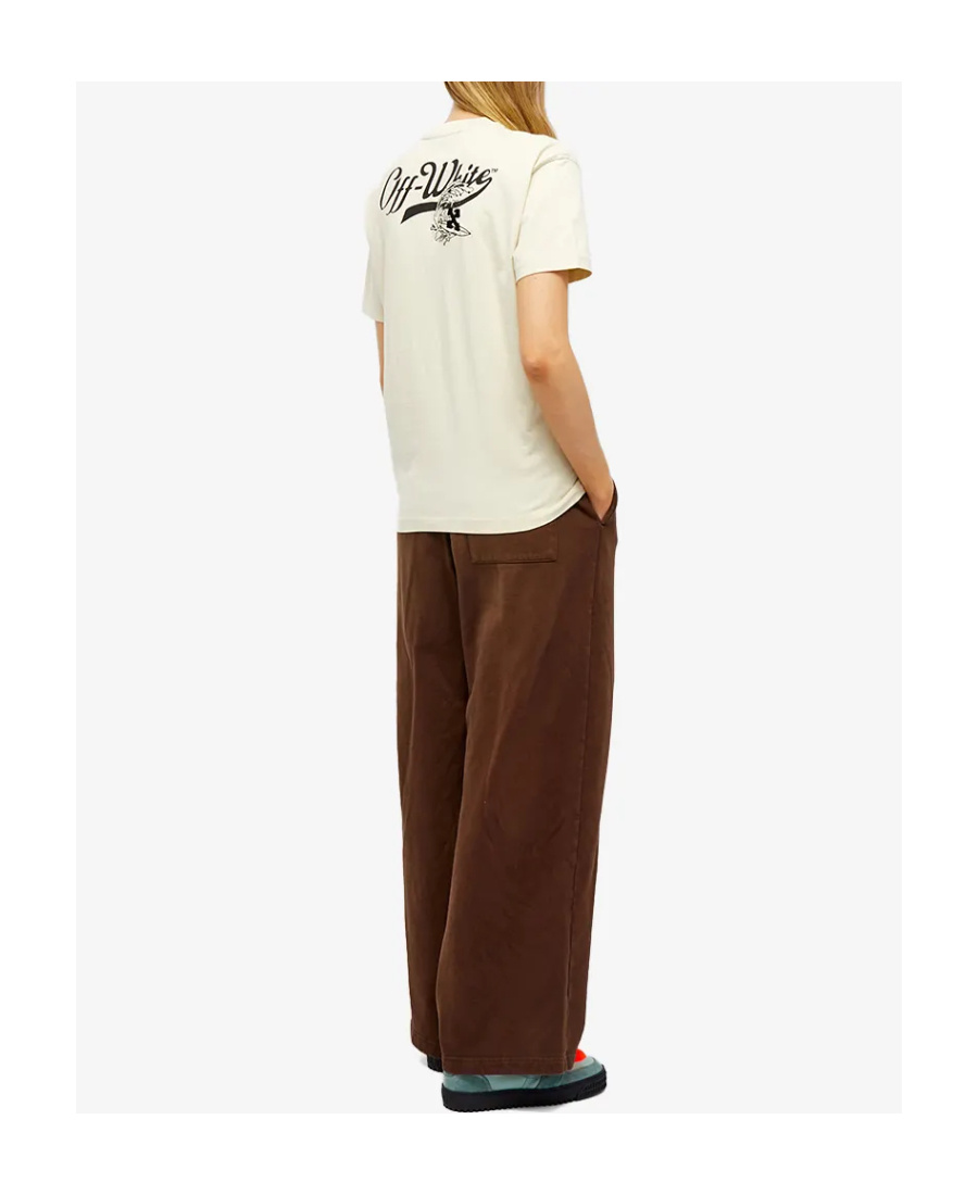 Off-white Surf  Script Logo T T-shirt In White