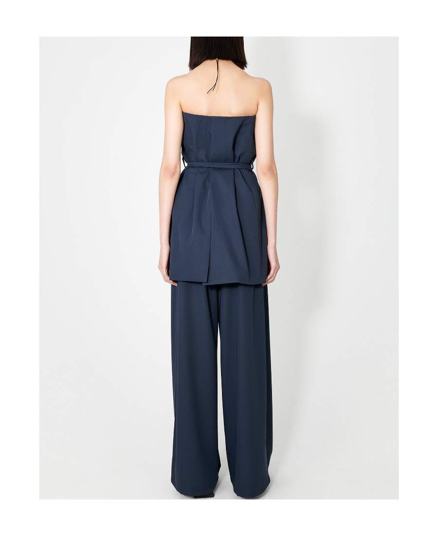 Our Legacy Off-shoulder Suit Top In Black