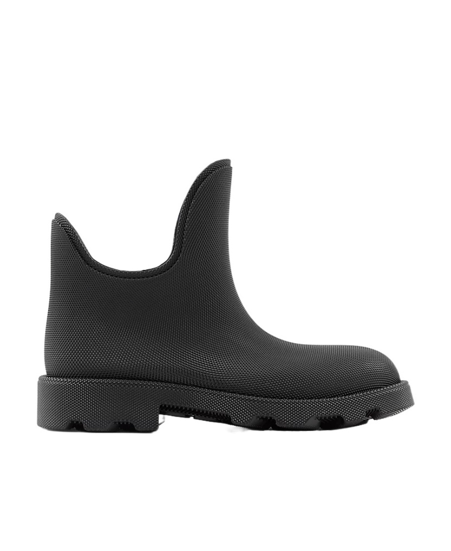 Burberry Man Ankle Boots Black Size 9 Plastic In Black
