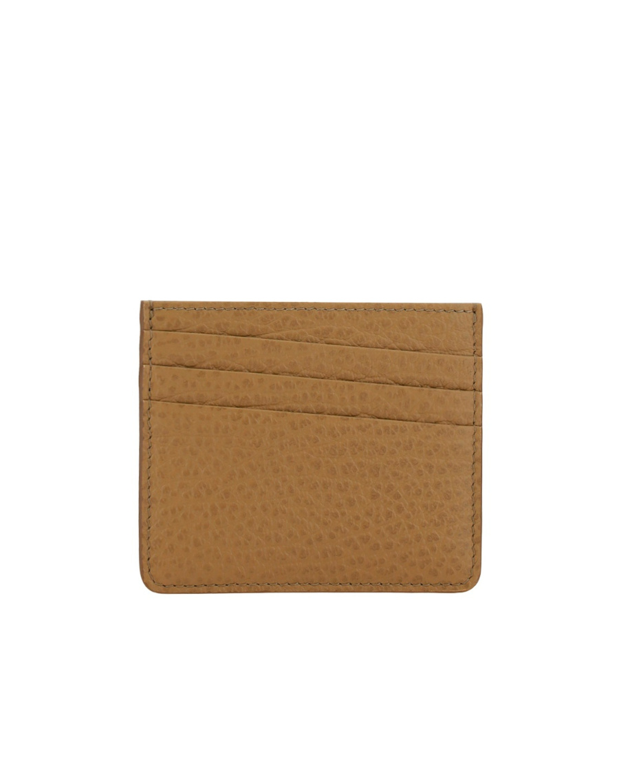 Maison Margiela Stitch-detail Cardholder In Green