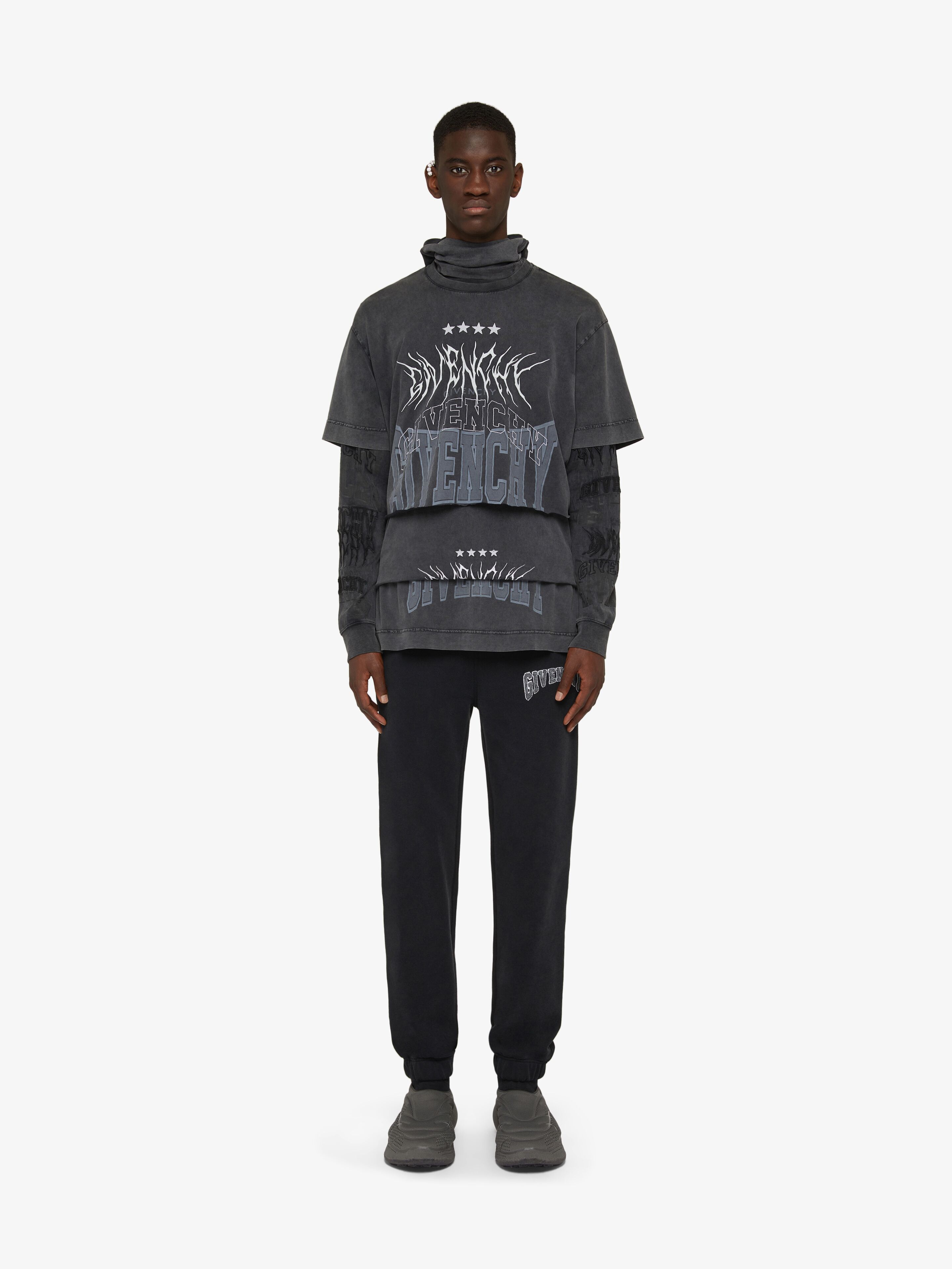 Givenchy Logo-patch Cotton Track Pants In Black