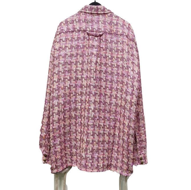 FAITH CONNEXION TWEED BUTTON CASUAL JACKET