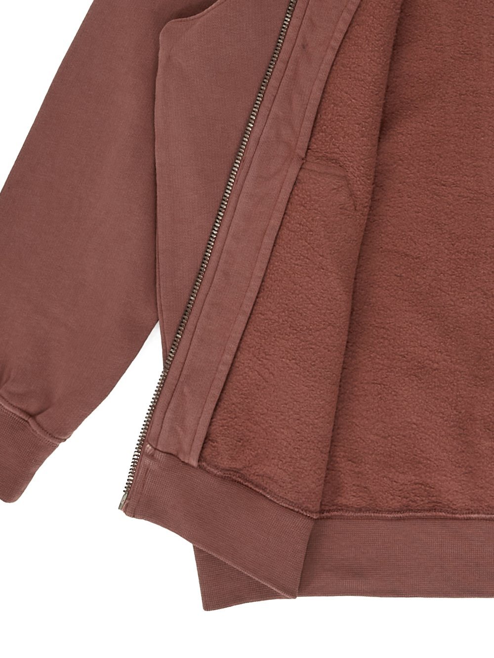 Rick Owens Long-sleeved Sweatshirt In Brown