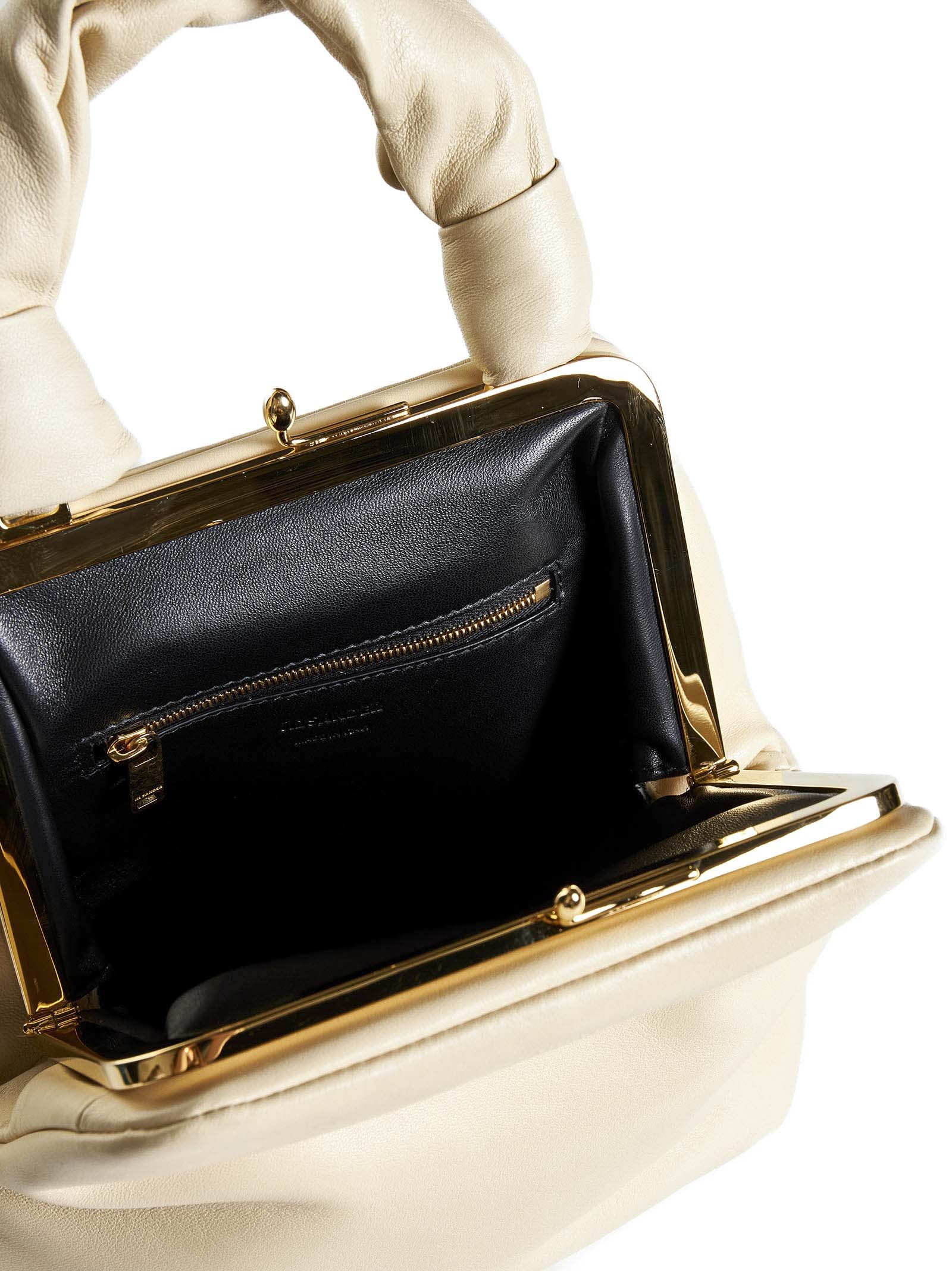 Jil Sander Small Goji Square Top-handle Bag In White