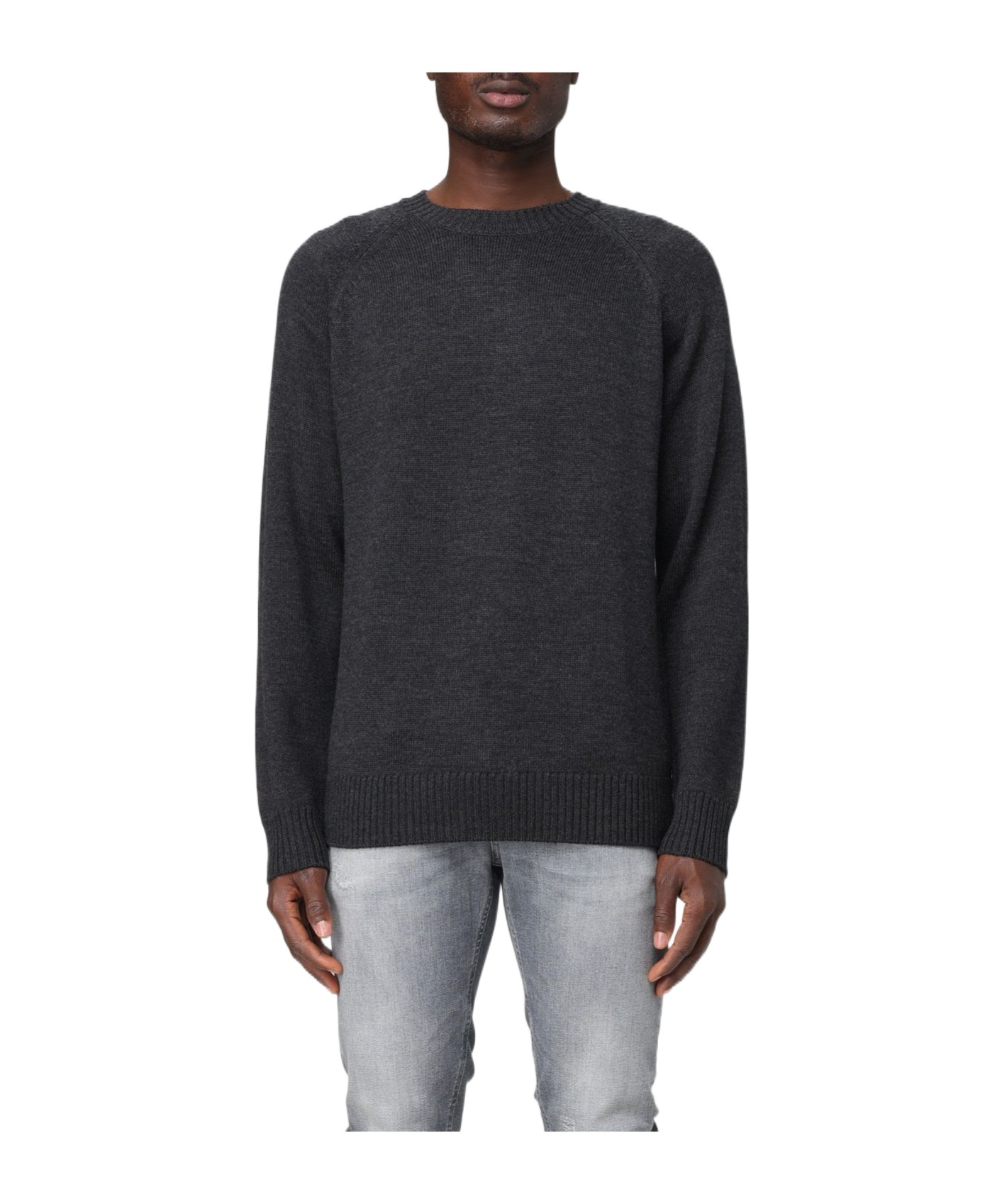 Paolo Pecora Round Neck Sweater In Green