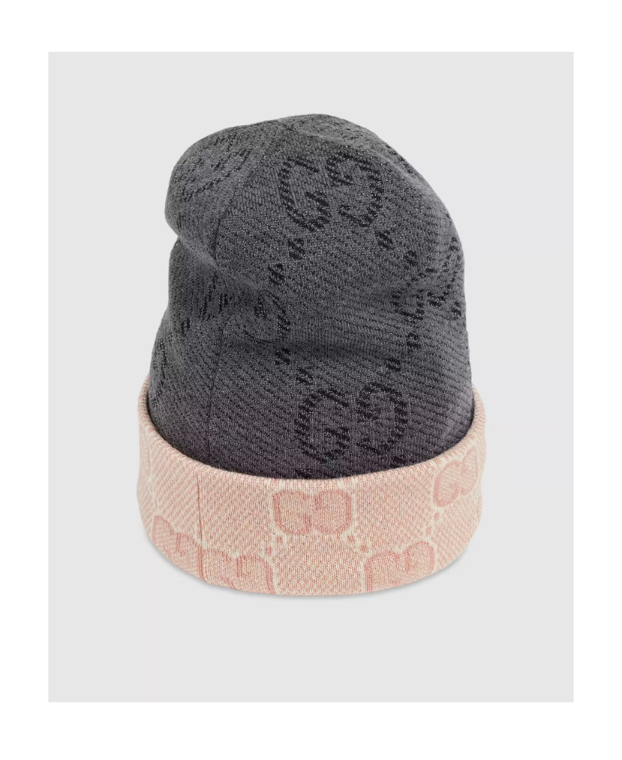 Gucci Gg Wool Beanie In Black