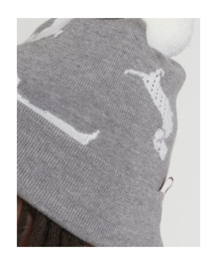 THOM BROWNE POMPOM-DETAIL HECTOR BEANIE