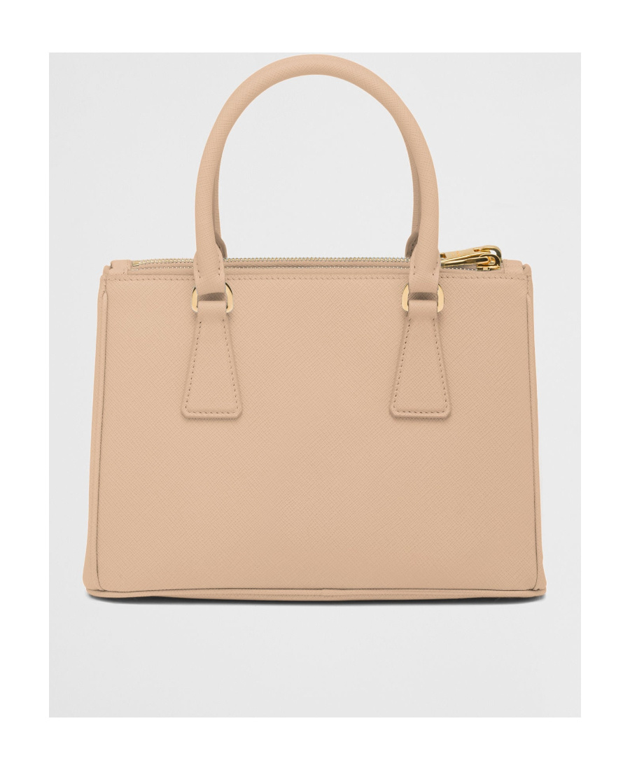 Prada Small Galleria Saffiano Leather Bag In Yellow