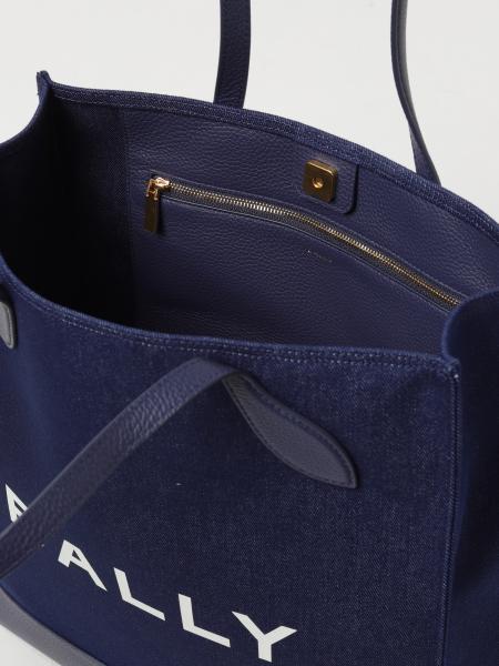 BALLY BAR KEEP ON TWILL TOTE BAG