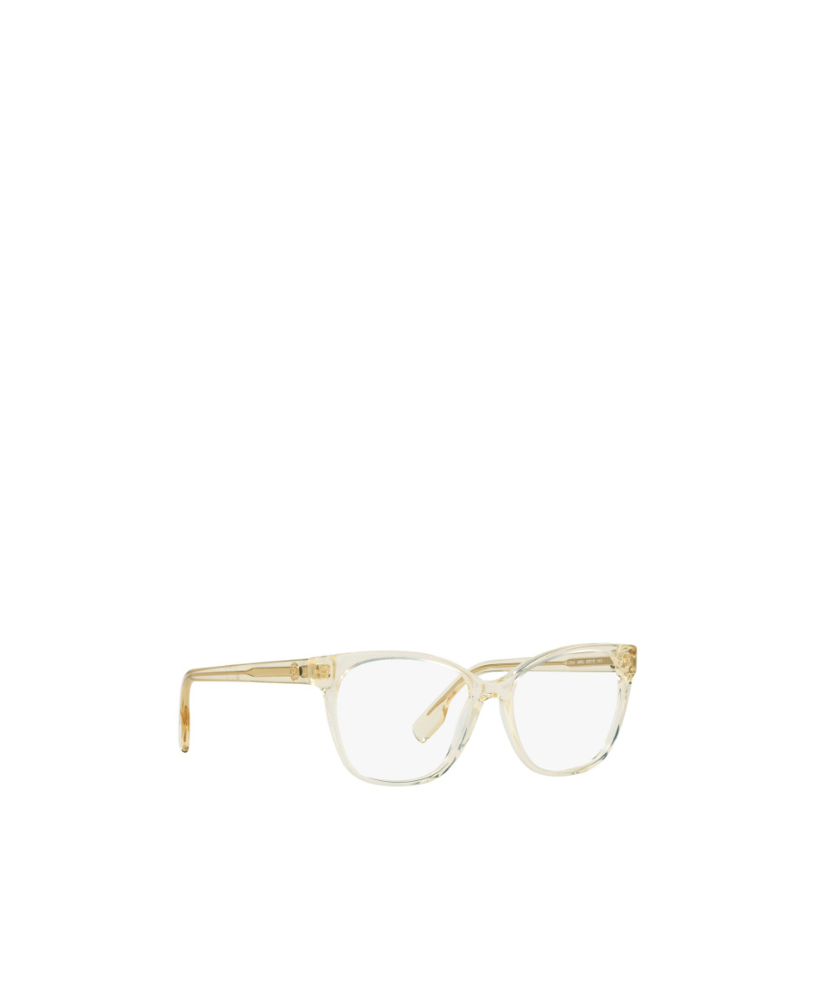Burberry Flat Mirror With Square Frame Of Logo In White