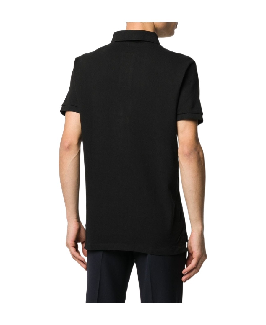 Polo Ralph Lauren Embroidered-logo Polo Shirt In Black