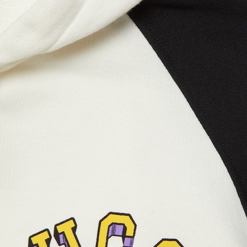 Gucci Logo-print Cotton Hoodie In White