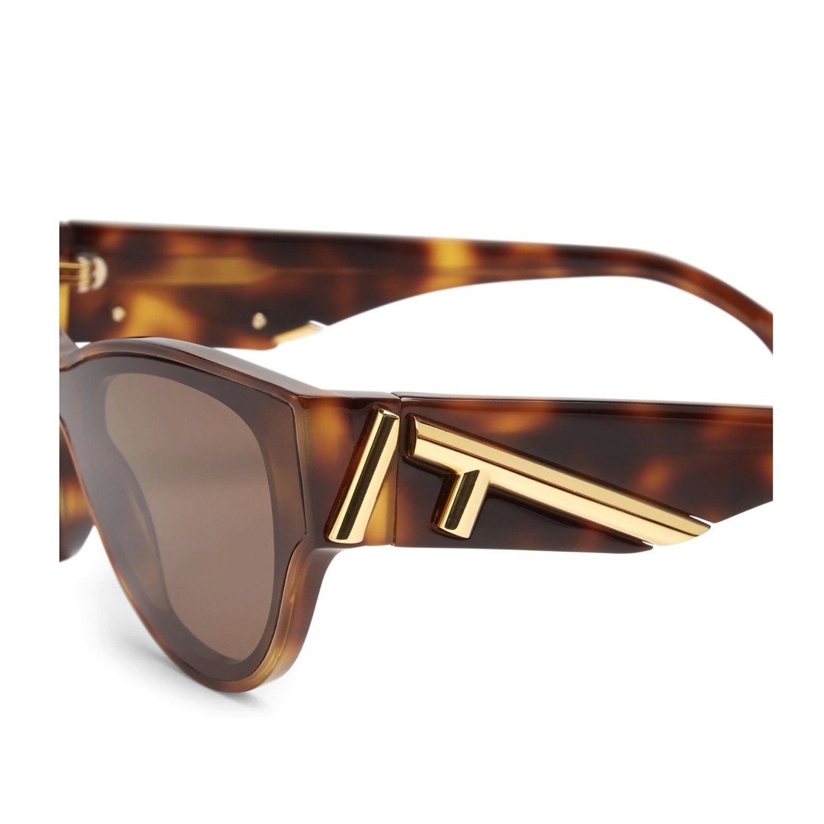 Fendi Eyewear Cat-eye Frame Sunglasses In Nude