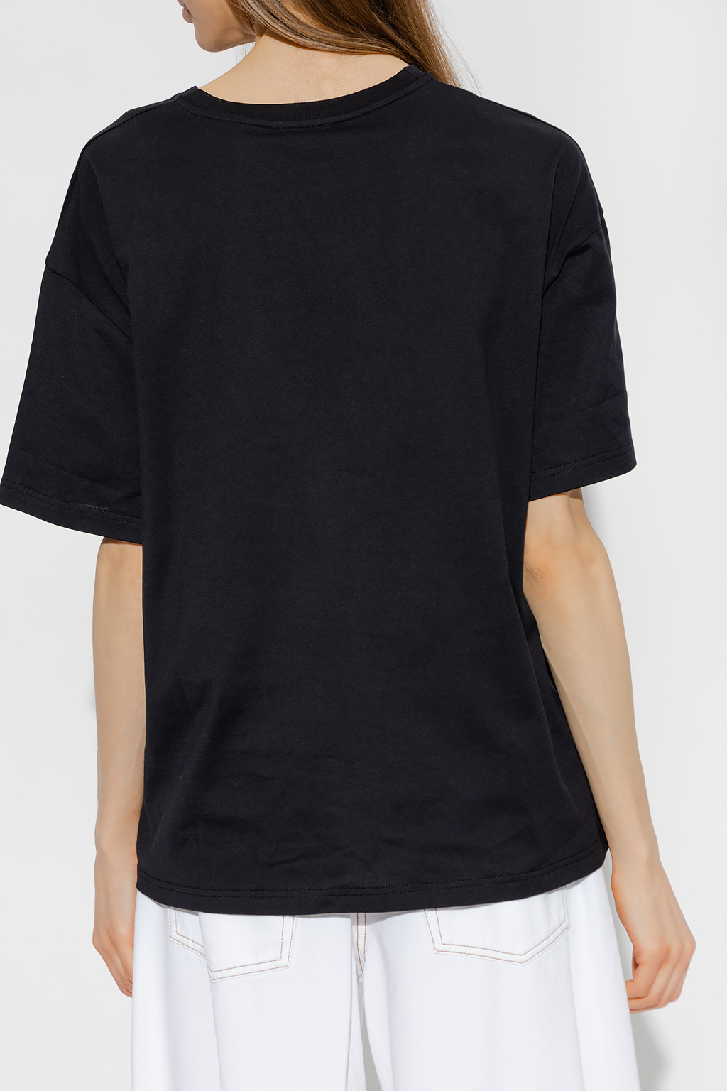Etro T-shirt With Round Neck And Short Sleeves In Black