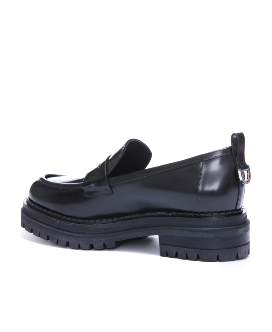Sergio Rossi Joan Slip-on Loafers In Black
