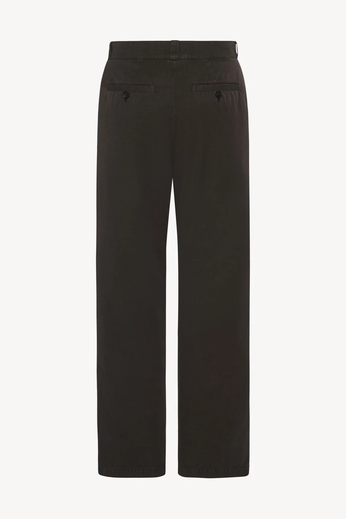 The Row Ottis Pant In Cotton And Cashmere In Brown