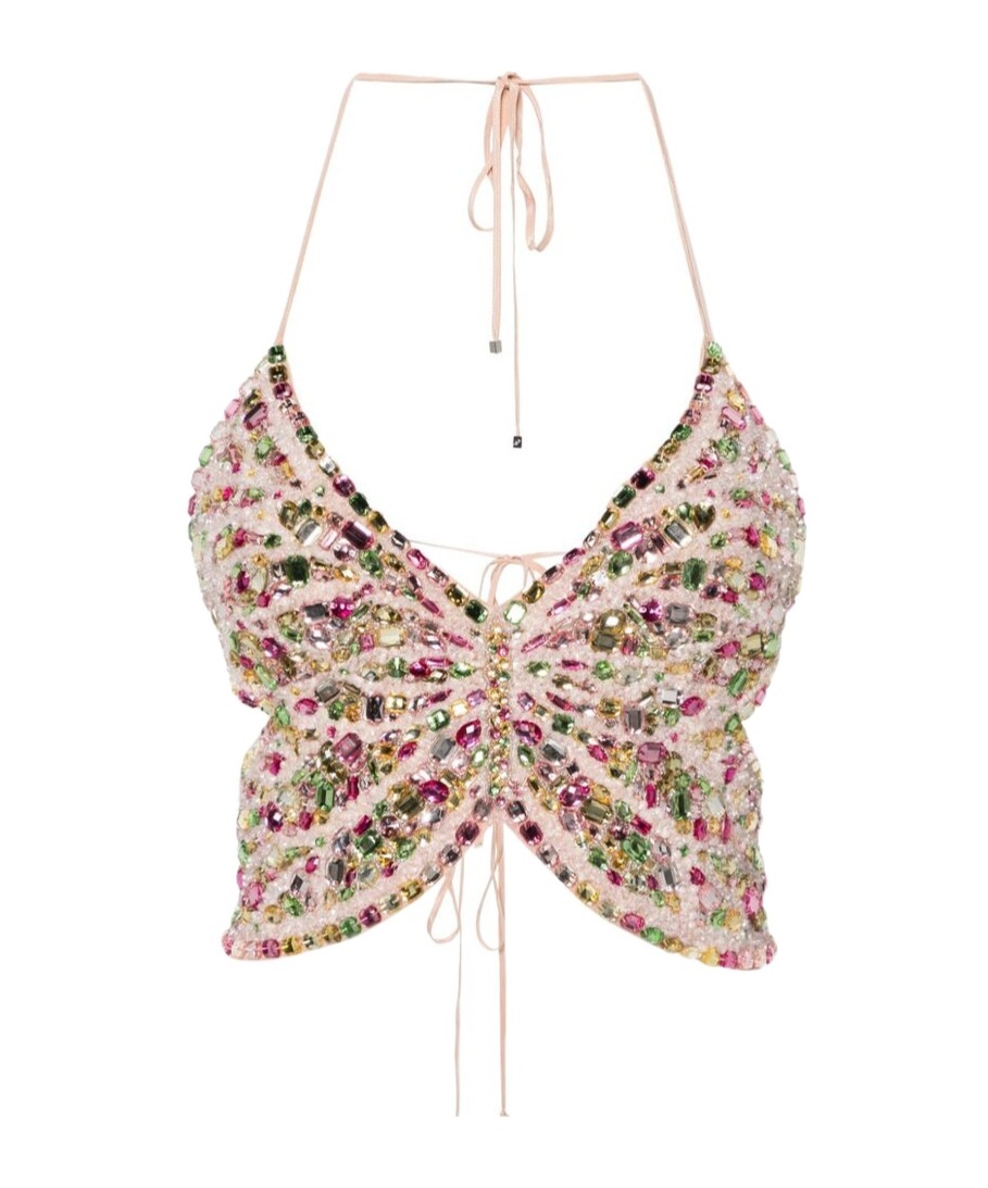 Blumarine Topwear In Nude