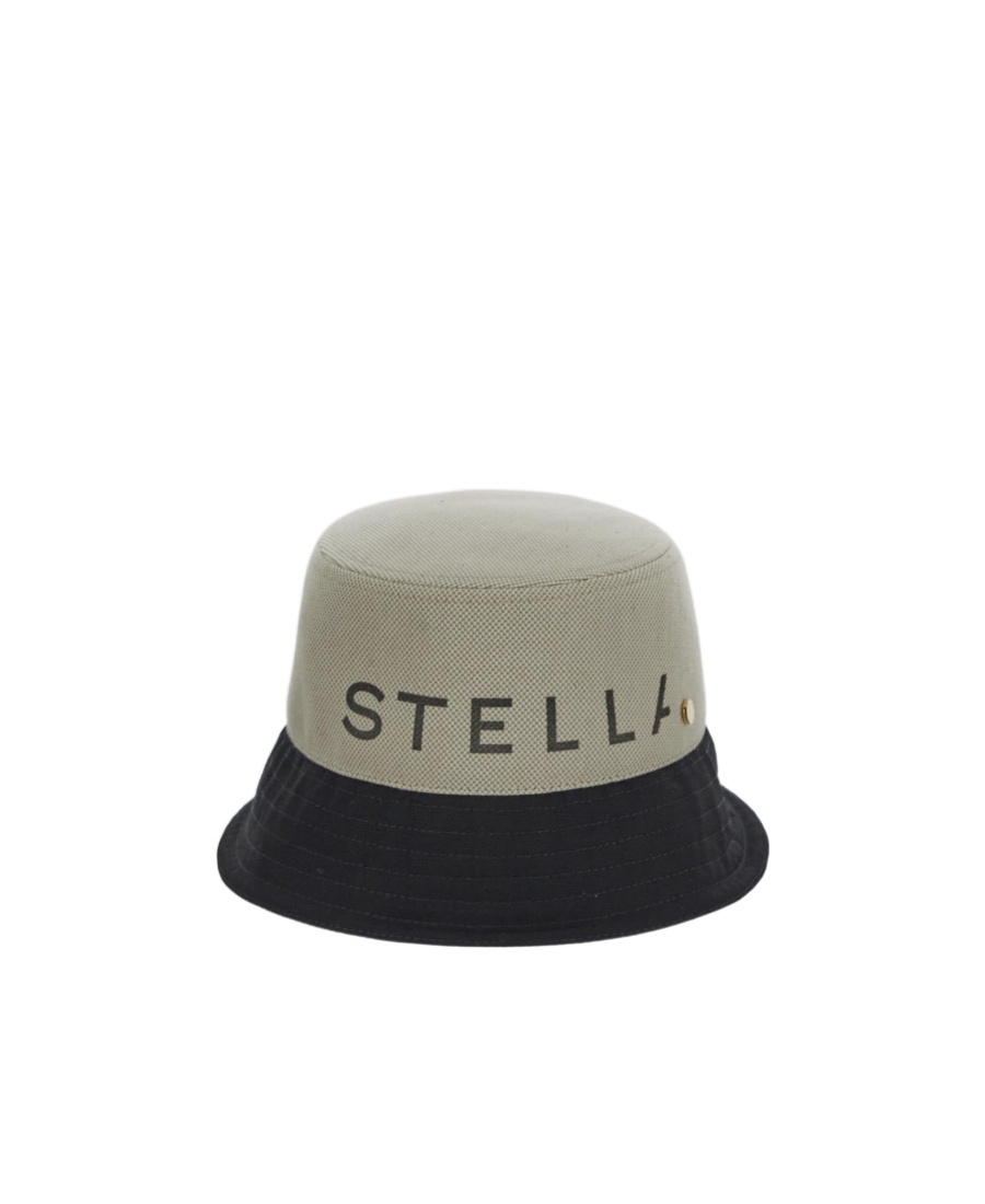 Stella Mccartney Two-toned Bucket Hat In Black