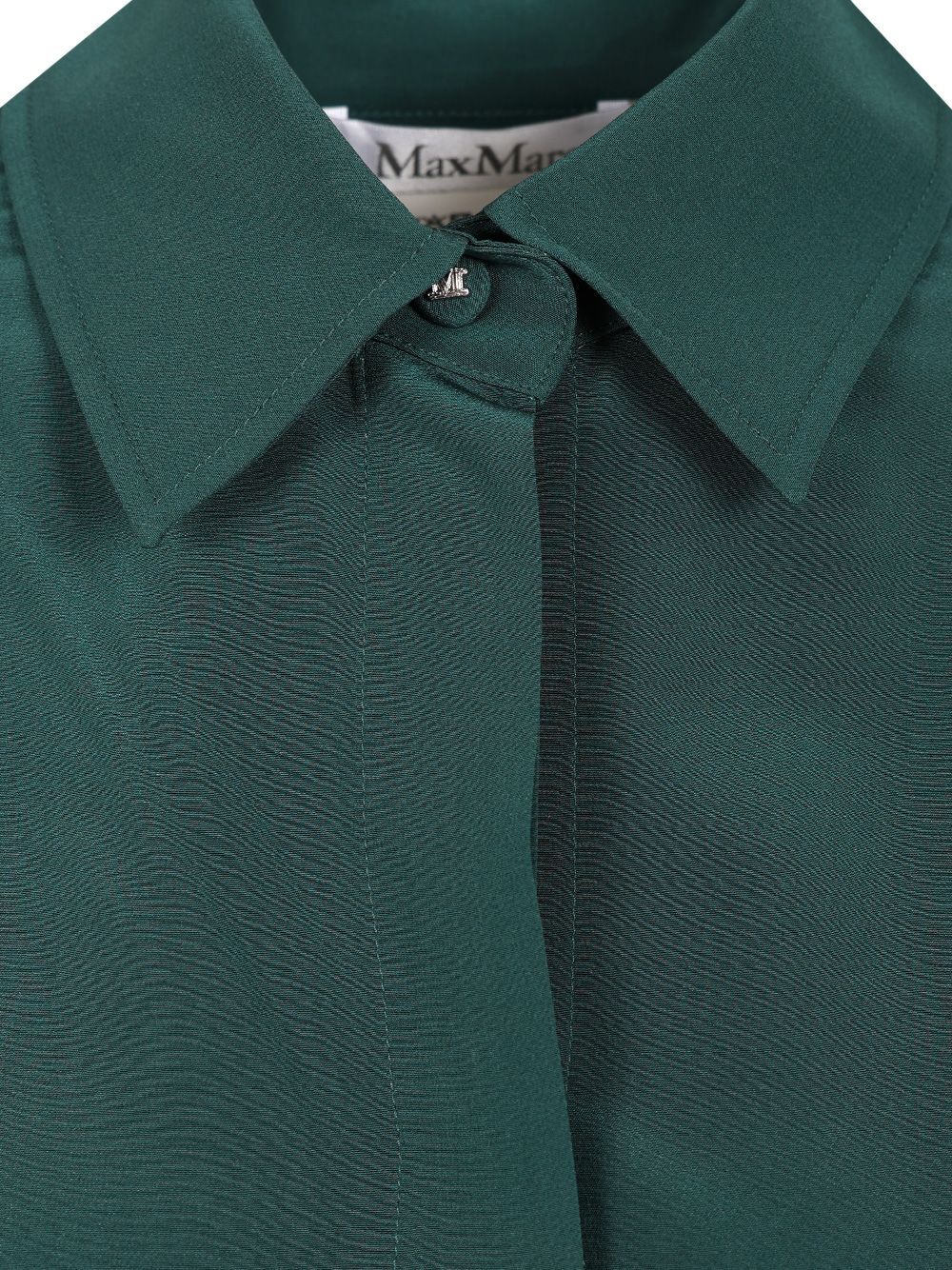 Max Mara Long Sleeve Shirt In Green