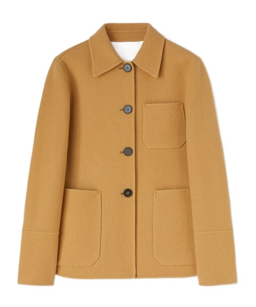 Jil Sander Single-breasted Wool Jacket In Brown